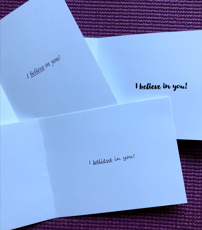 Ballet Affirmation Card