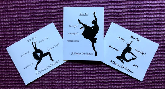 Set of 3 Dancer Affirmation Cards