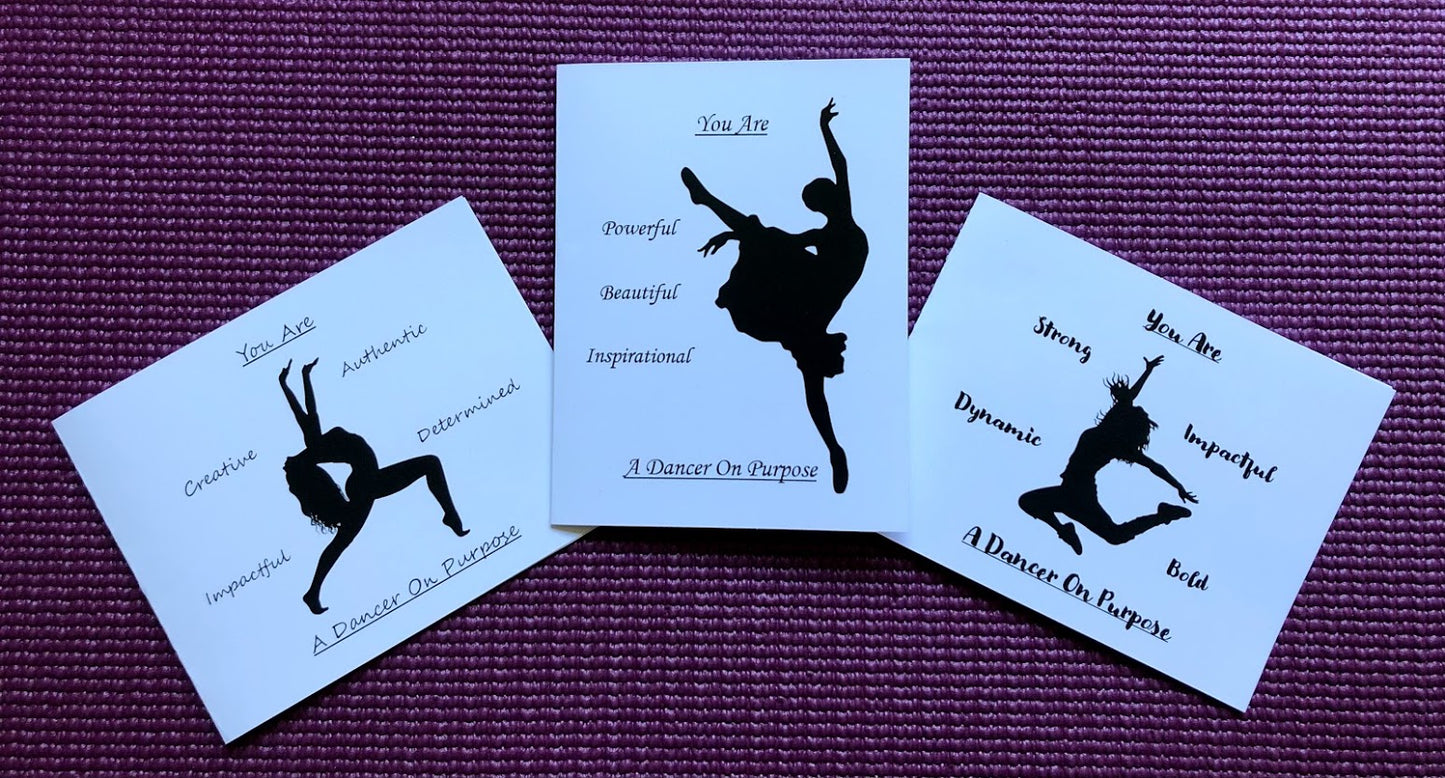 Set of 10 Dancer Affirmation Cards